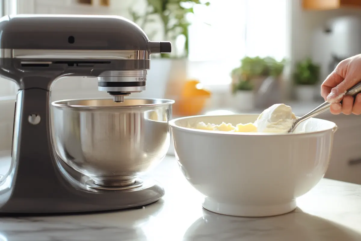 Mixing batter for pound cake